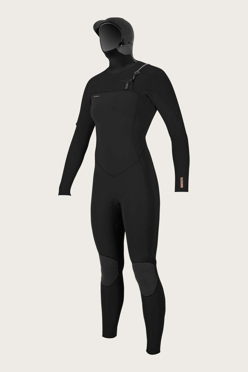 O’Neill Women's Hyperfreak 5.5/4 Chest-Zip Full Hooded Wetsuit