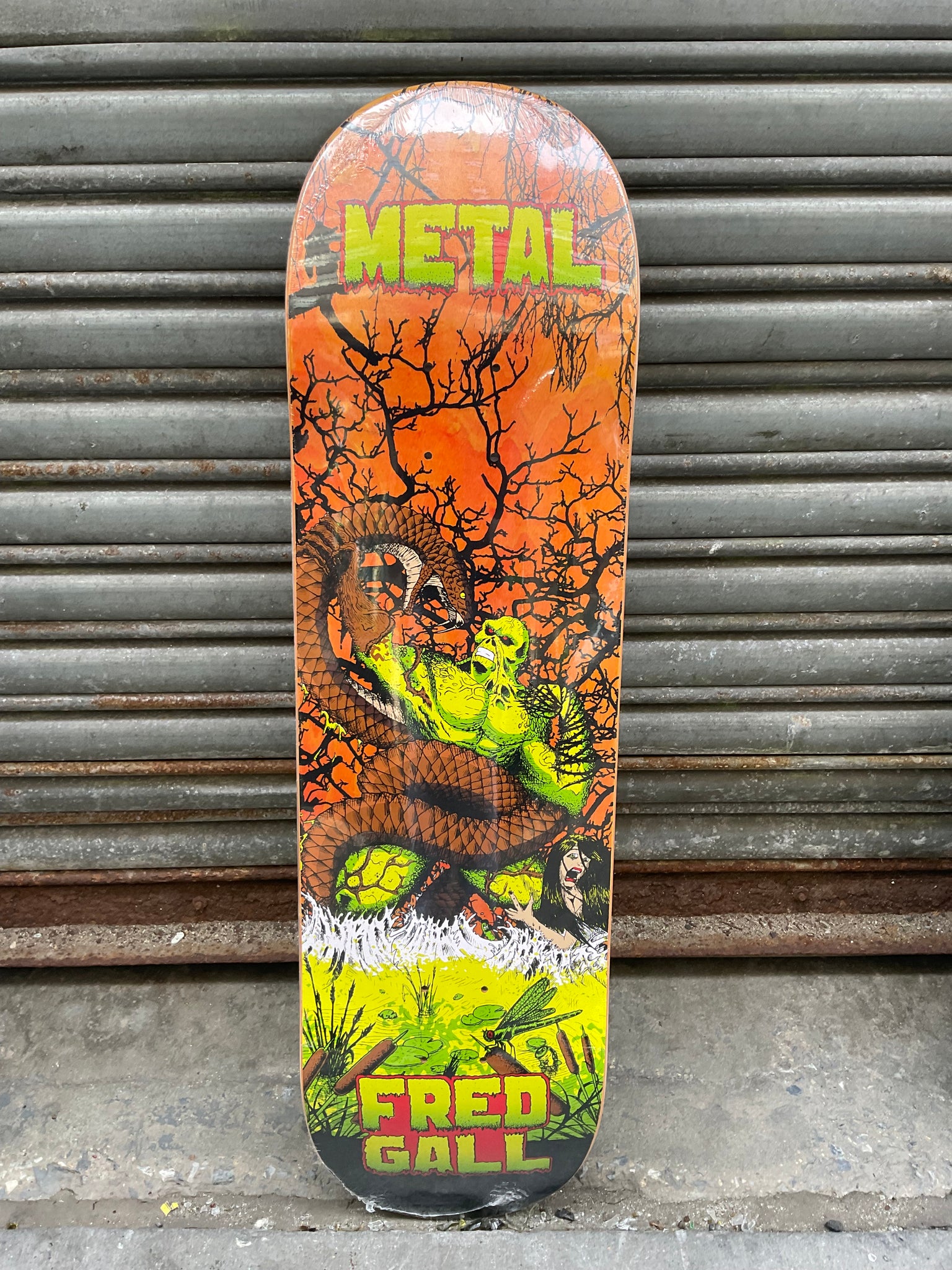 Metal Fred Gall Swamp Thing 8.5" Deck