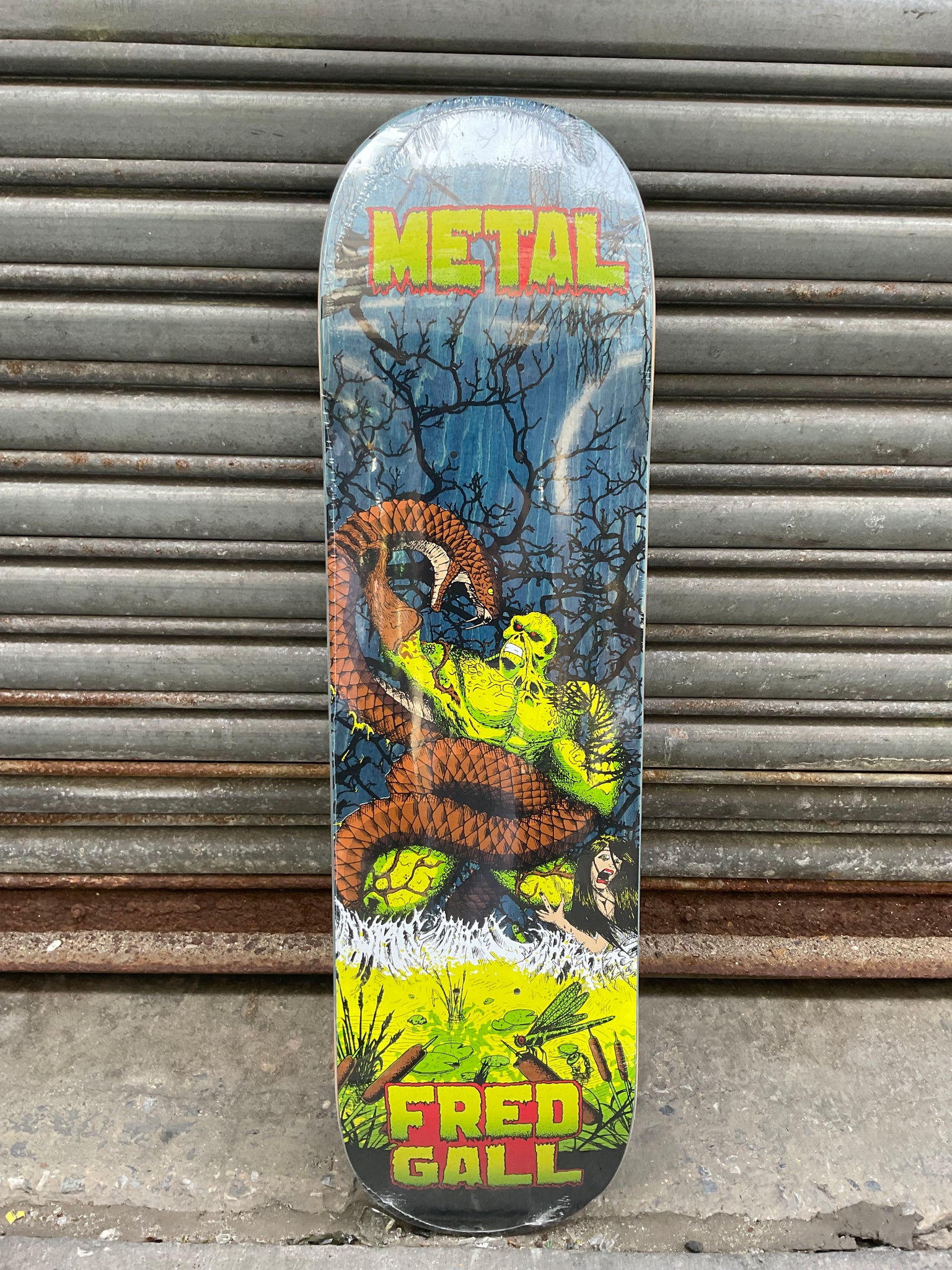 Metal Fred Gall Swamp Thing 8.25" Deck