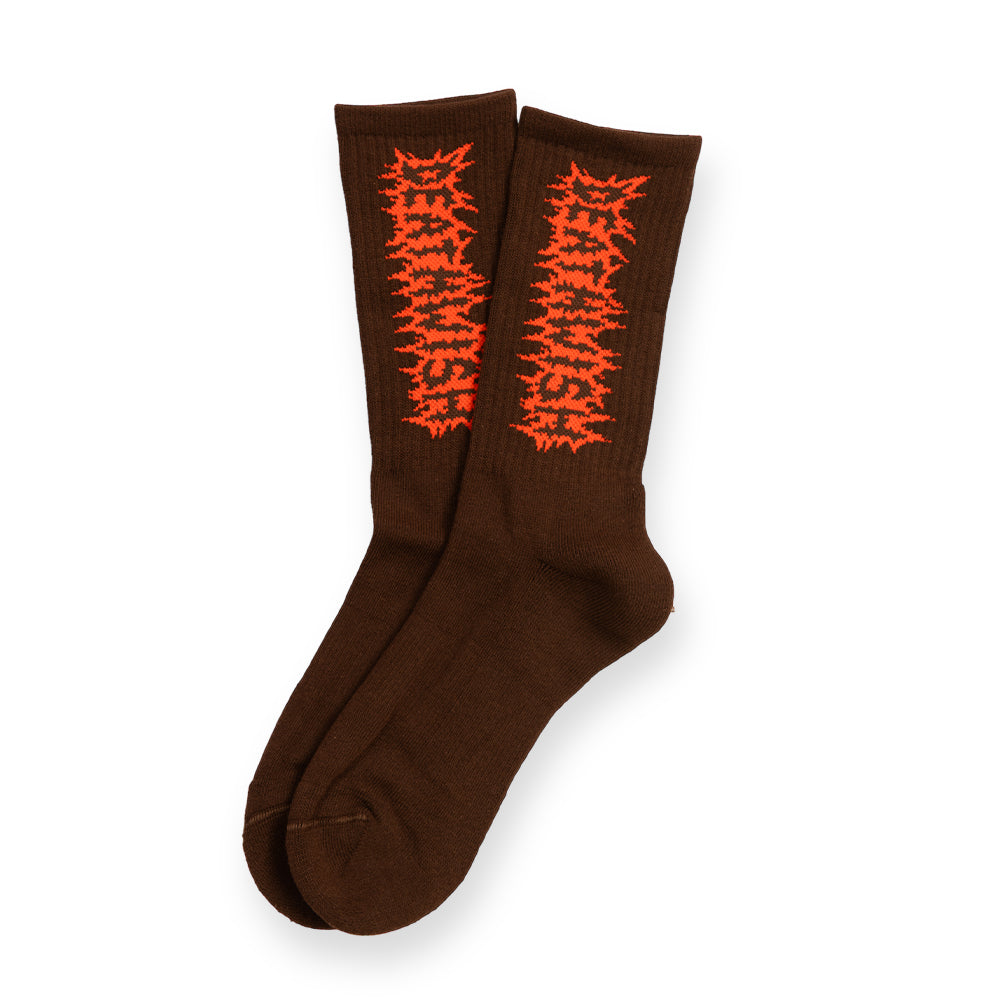 Deathwish Stromp Brown Socks