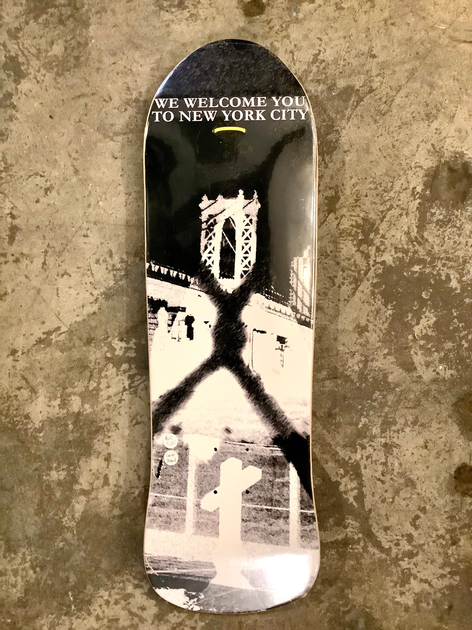 Bridge Skateboards "We Welcome You to New York" 9.25" Deck