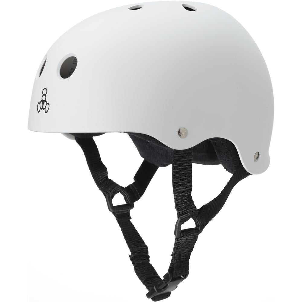 Triple Eight Sweatsaver White Helmet