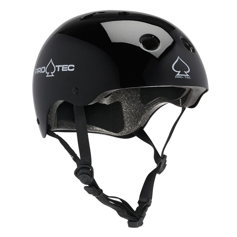 Pro-Tec Classic Certified Black Gloss Helmet